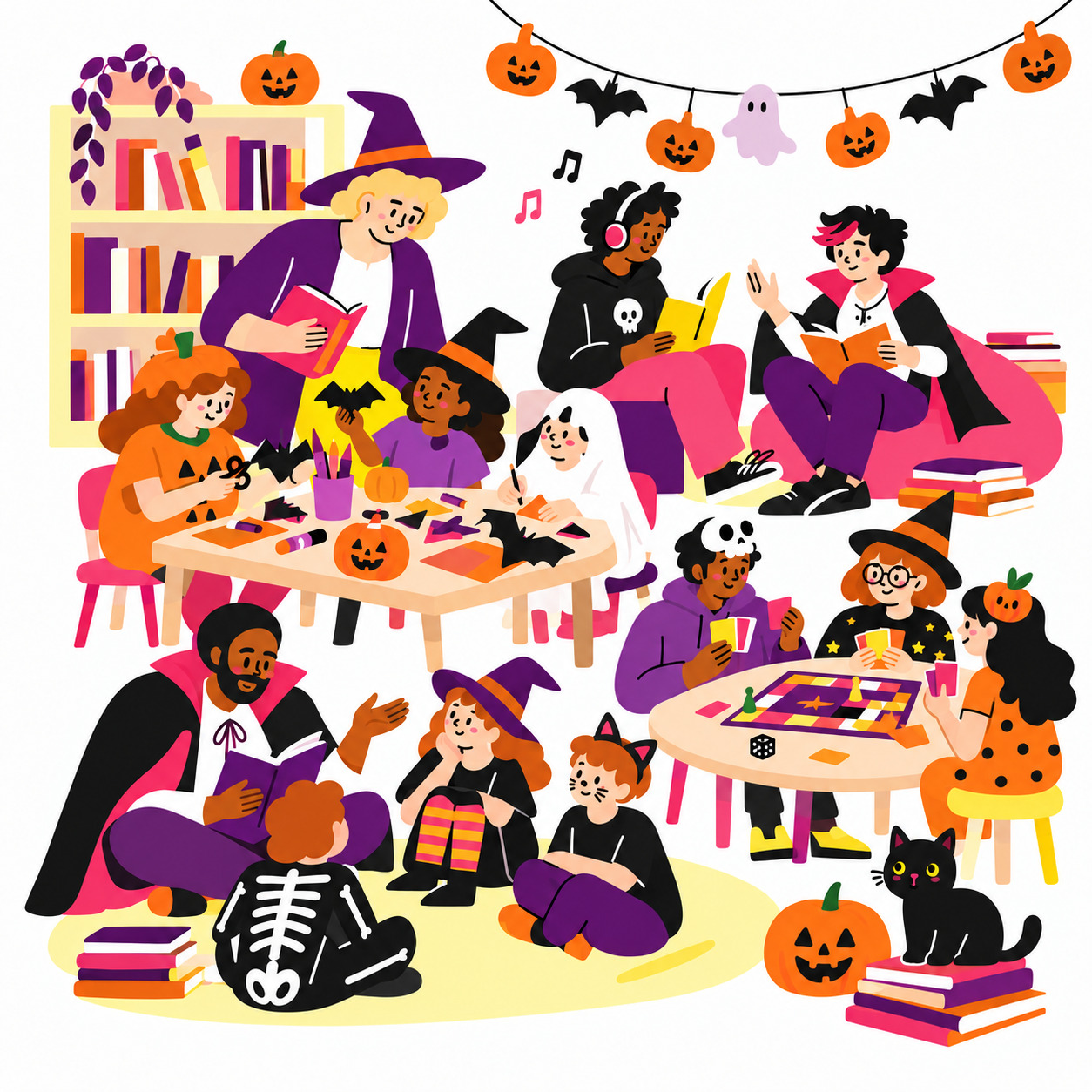 Halloween dans les médiathèques à Metz pour les enfants