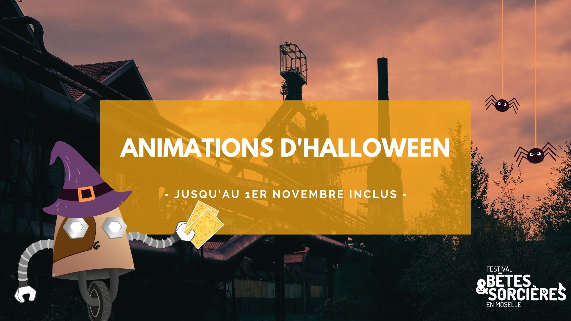 Halloween 2026 U4 Haut fourneau Uckange Moselle 57